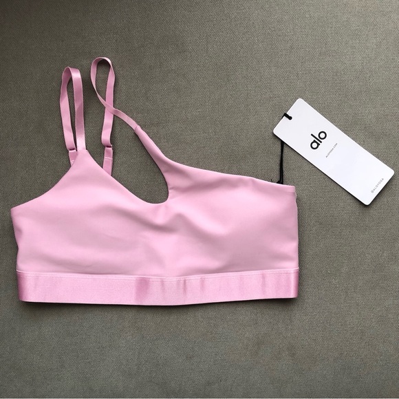 Alo Yoga Airlift All Nighter Bra Sugarplum Pink S - Picture 8 of 15
